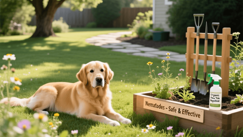 Safe Flea and Tick Yard Control for Pets and Children