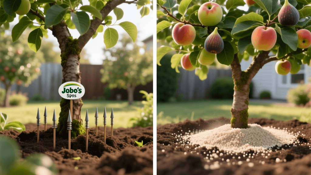 Jobe's Spikes vs Granular Fertilizer for Fruit Trees 2026