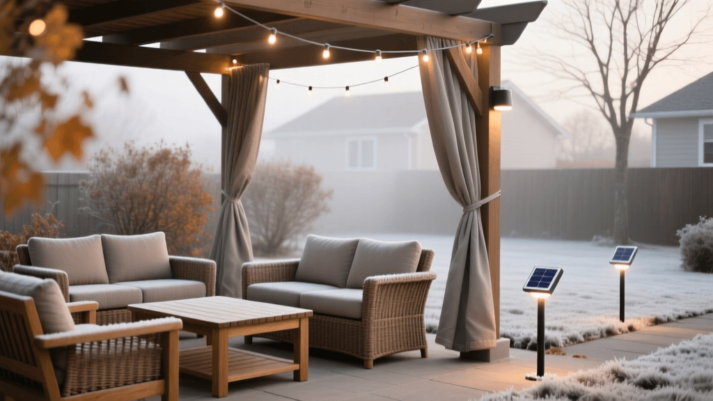 When to Winterize Outdoor Furniture and Smart Lighting