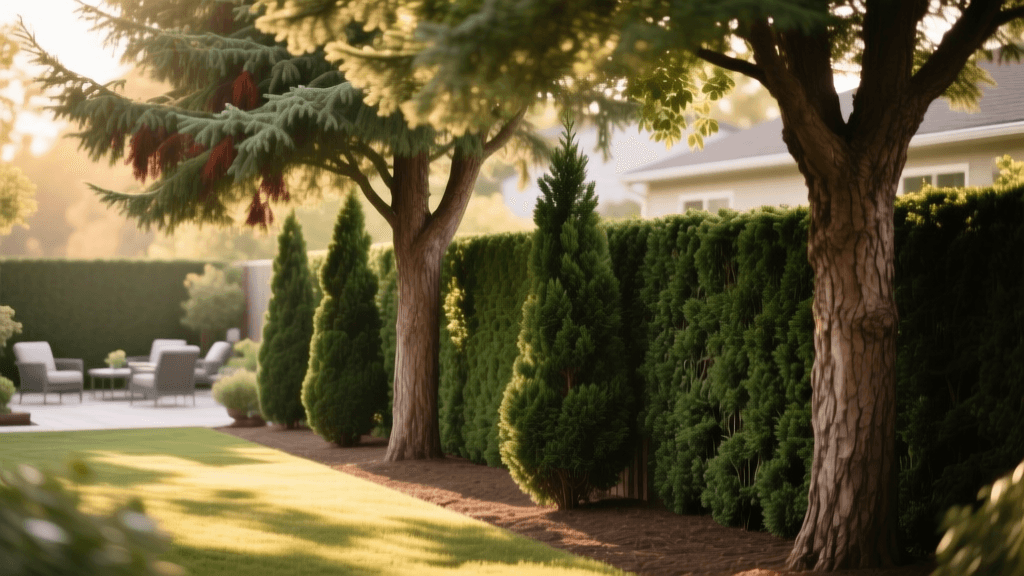 How to Design and Plant a Backyard Tree Privacy Screen