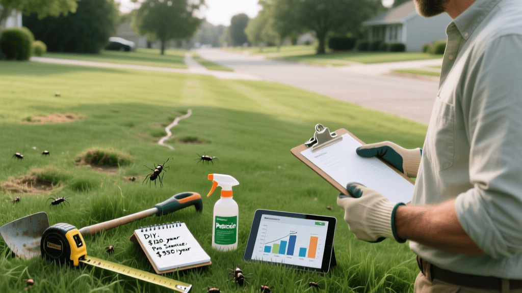 Budgeting for Year-Round Lawn Pest Control: DIY vs Pro