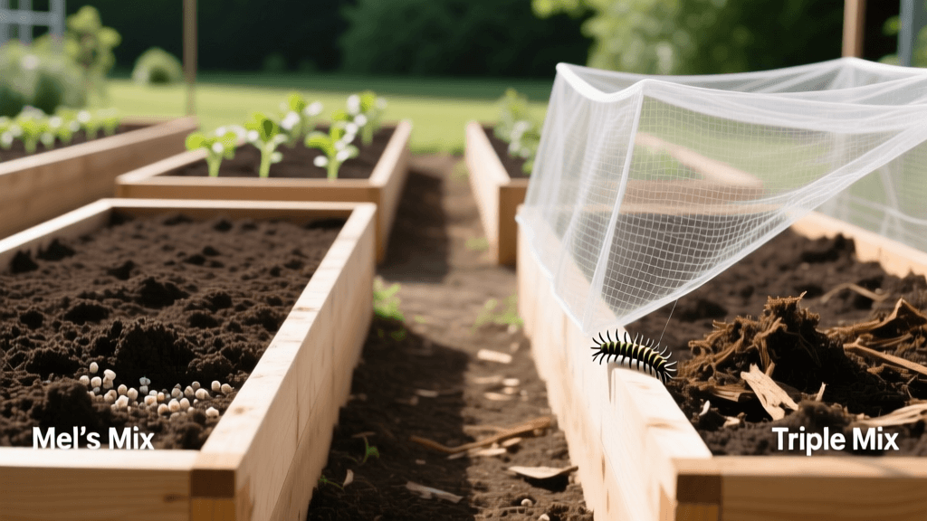 Mel's Mix vs Triple Mix 2026: Web Worm Safe Soil Guide