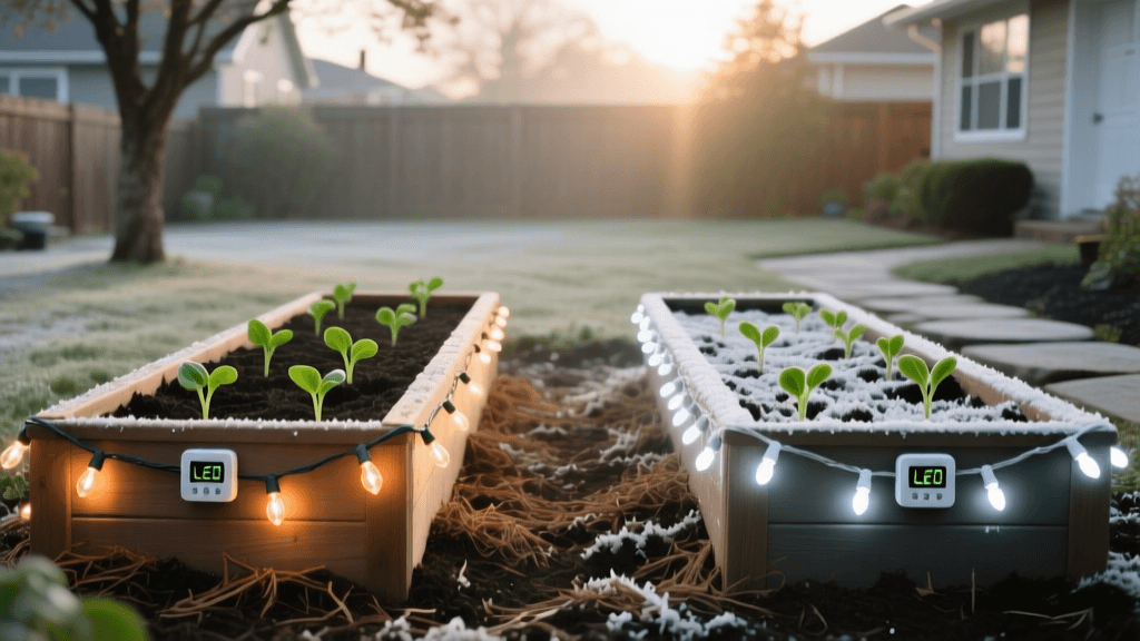2026 Raised Bed Frost Protection: LED vs Incandescent Lights