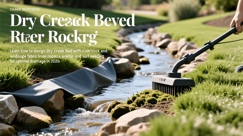 Dry Creek Bed Design With River Rock And Seeding 2026