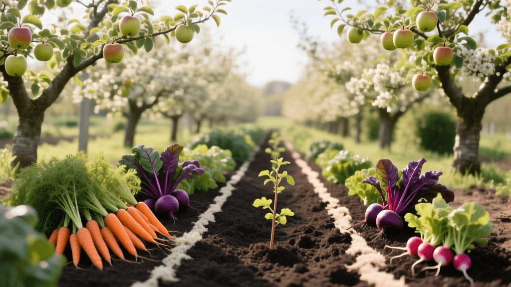 Fruit Tree Understory: Root Veggie Spacing Guide 2026