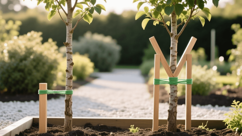 Single vs Double Tree Staking 2026: Visual Documentation Guide