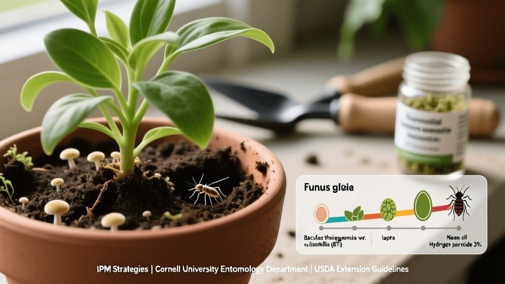 Stop Fungus Gnats In Indoor Potted Plants