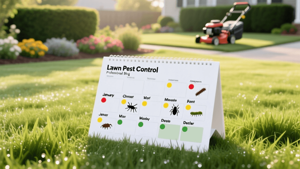 Seasonal Lawn Pest Control Checklist And Calendar