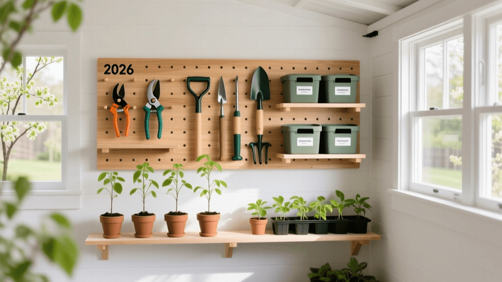 Best Shed Pegboard & Shelving For Tree Planting Tools 2026