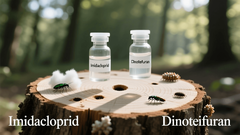 Imidacloprid vs Dinotefuran: Best Systemic Tree Insecticide
