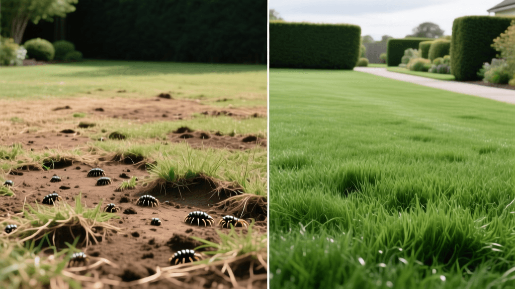 Before and After: Transforming a Grub-Destroyed Lawn