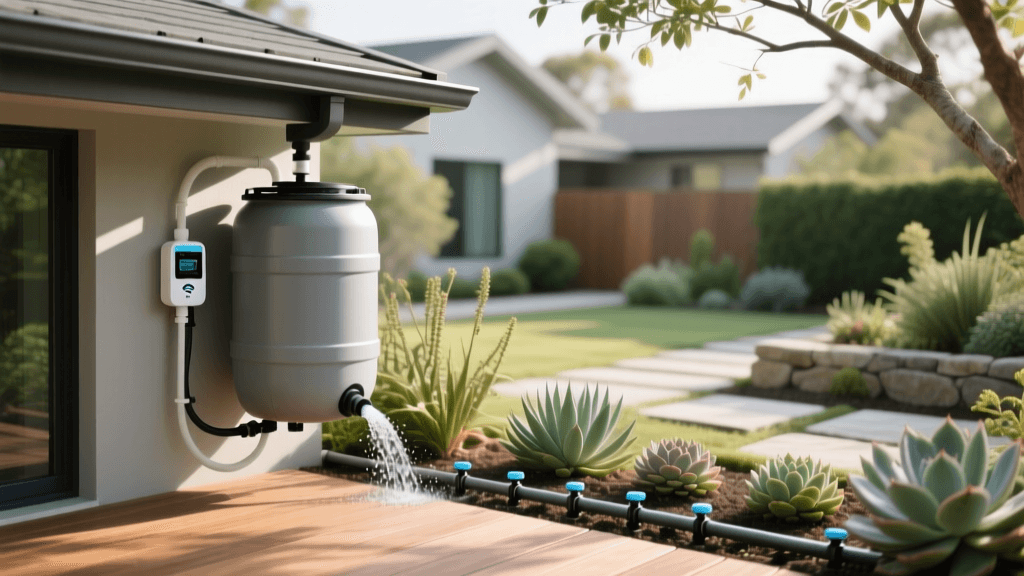 Sustainable Smart Irrigation and Rainwater Harvesting