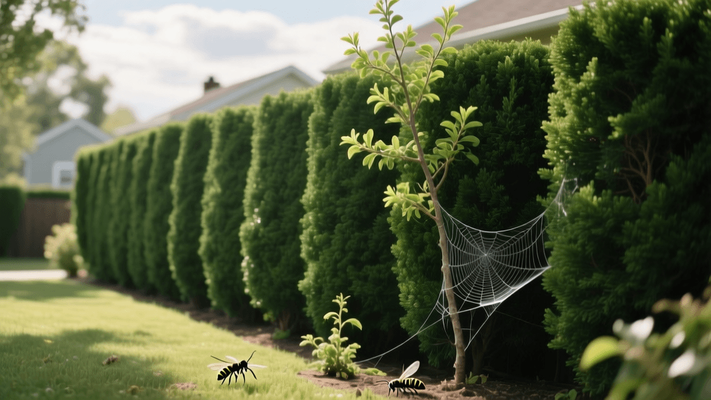 Green Giant Arborvitae Privacy Screen 2026: Web Worm Control