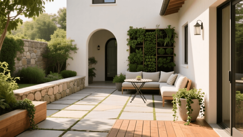 Front Courtyard Patios: Boost Curb Appeal and Entertain