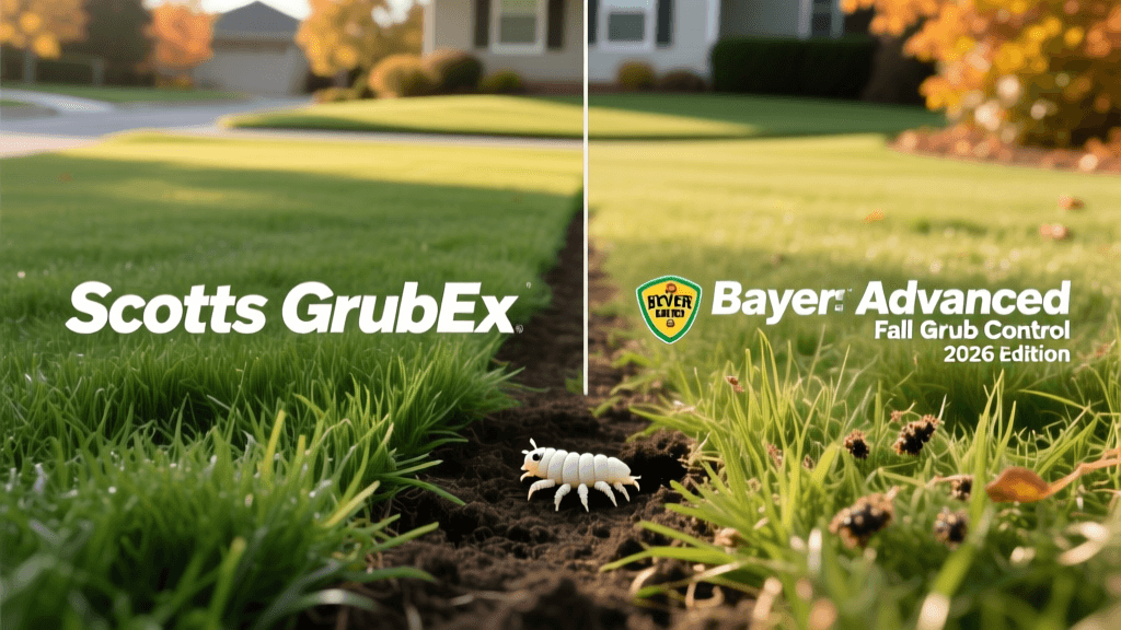 Fall Grub Control 2026: Scotts GrubEx vs Bayer Advanced 24-Hour