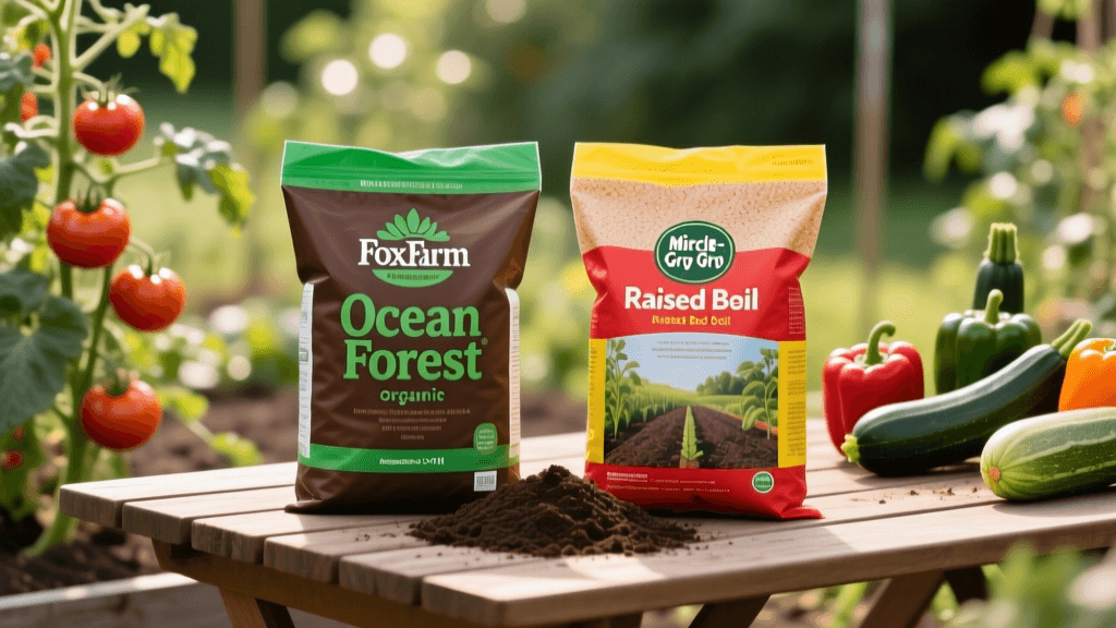 FoxFarm Ocean Forest vs Miracle-Gro Raised Bed Soil Tested