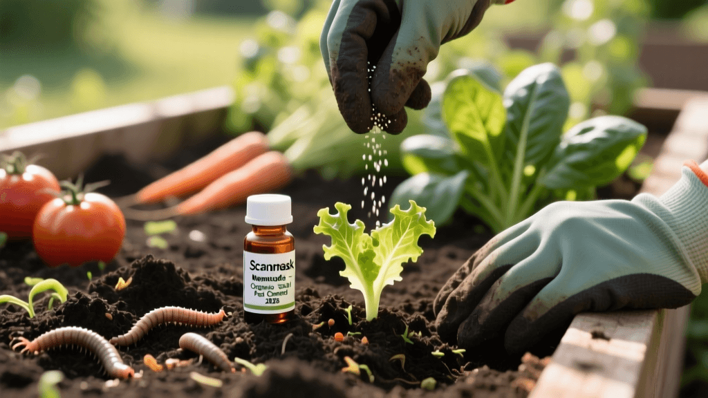 Scanmask Nematode Application for Raised Beds in 2026