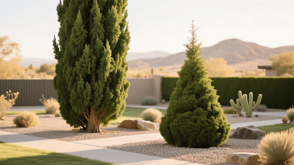 Leyland Cypress vs Green Giant: 2026 Low-Water Privacy Guide