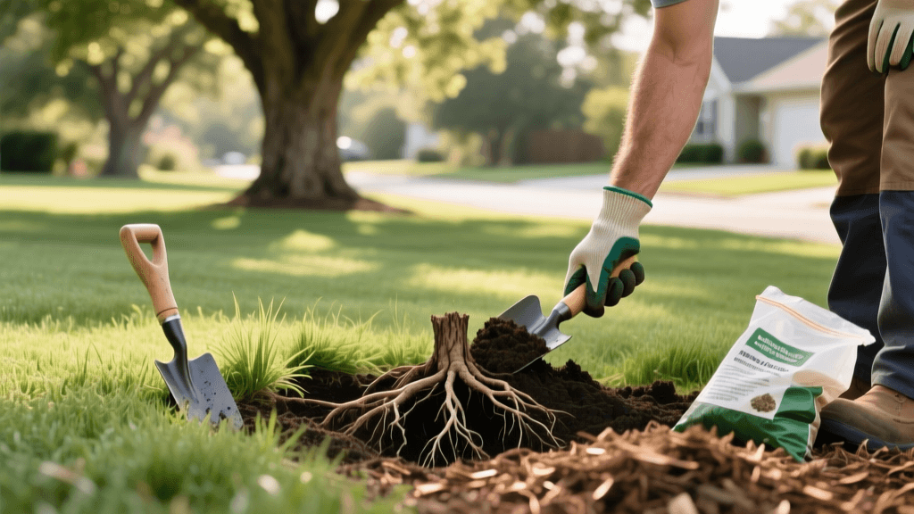 How to Manage Surface Tree Roots During Lawn Renovation
