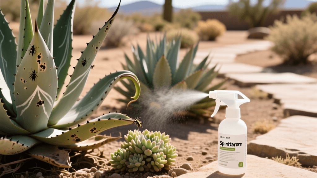 Xeriscape Thrips Damage & Spinetoram Treatment 2026