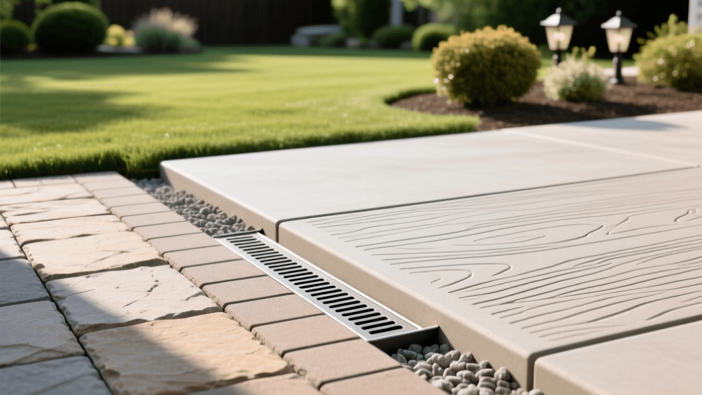 Belgard Pavers vs Stamped Concrete: 2026 French Drain Guide