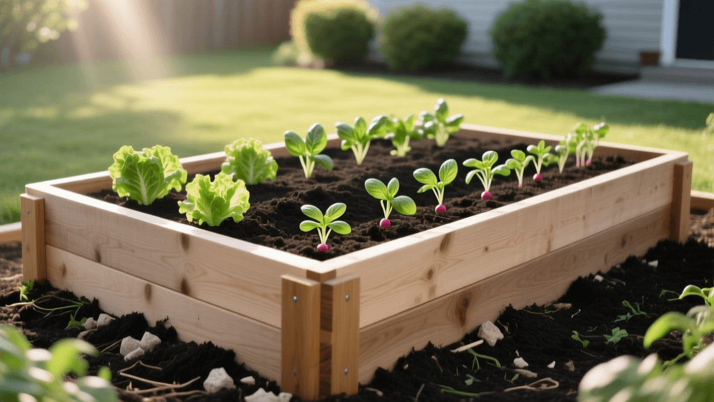 How to Build and Fill a 4x8 Raised Vegetable Garden Bed