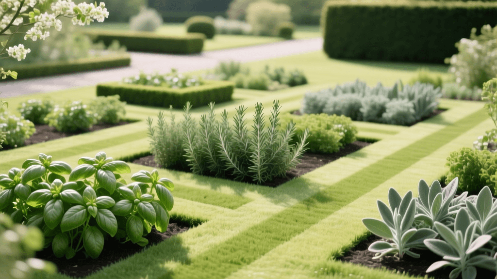 2026 Herb Garden Design: Basil, Sage & Lawn Striping Patterns