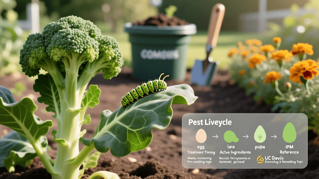 Control Cabbage Loopers Organically In Brassicas