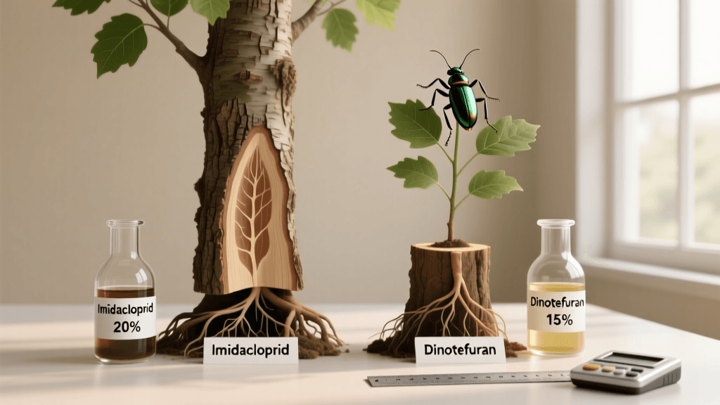 Imidacloprid vs Dinotefuran: Best EAB Tree Treatment