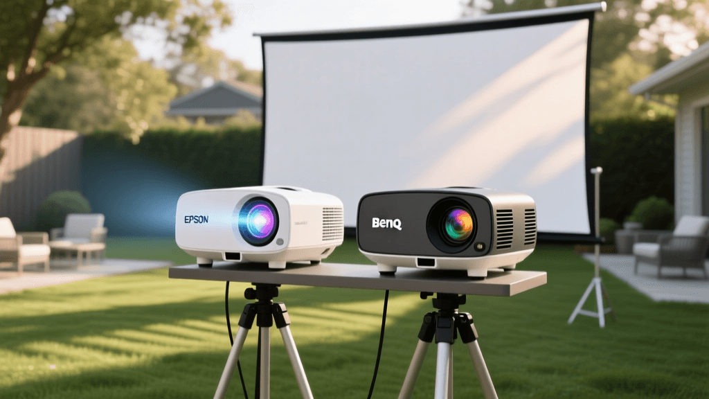 2026 Epson vs BenQ Outdoor Projector Lumen Showdown