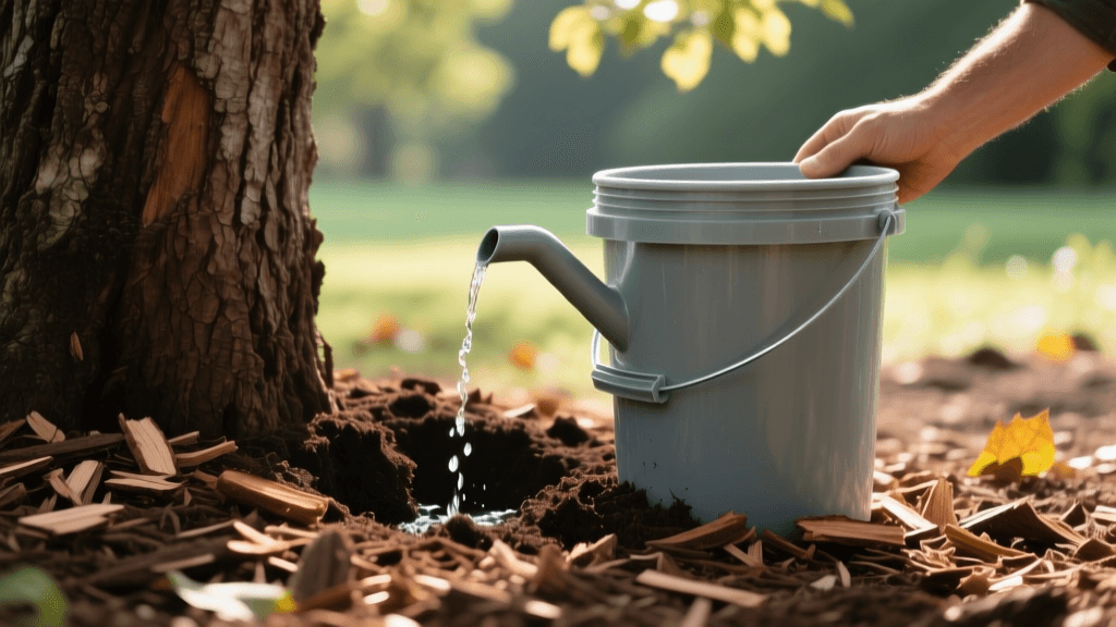 Budget-Friendly DIY Tree Mulching and Deep Watering