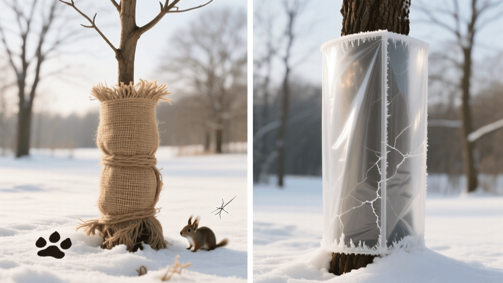 Burlap vs. Plastic Tree Guards: Winter Protection Compared