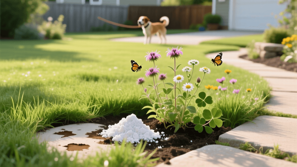2026 Dog Urine Spot Repair: Gypsum & Pollinator Reseeding