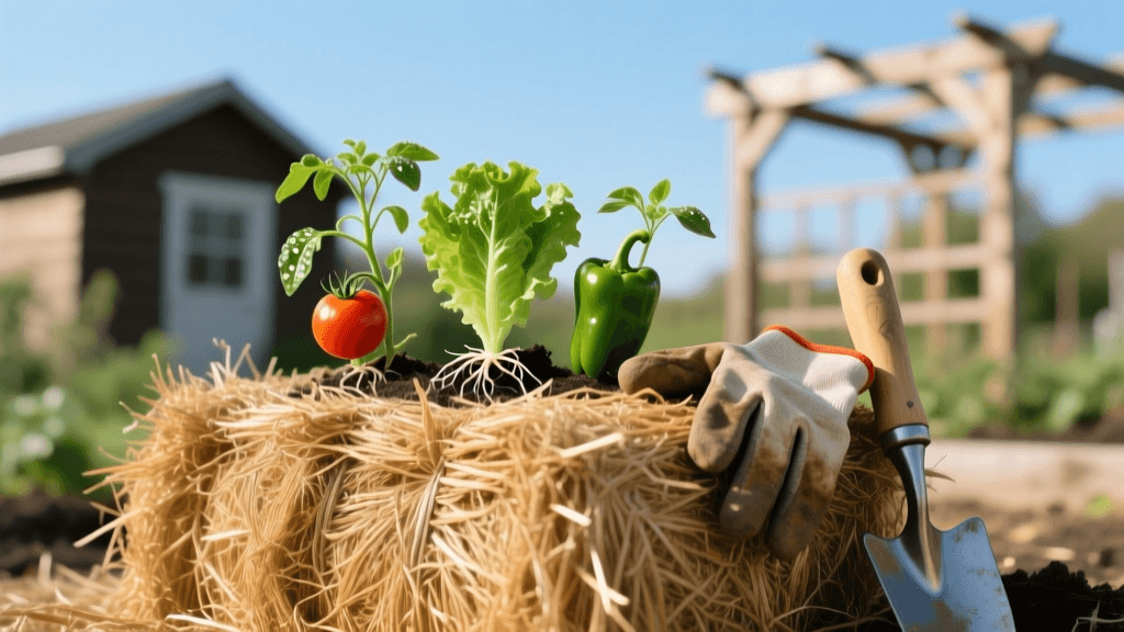 Viral Straw Bale Gardening: Grow Veggies Without Soil