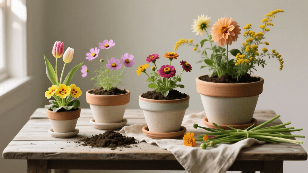2026 Container Cut Flower Layout For Continuous Blooms