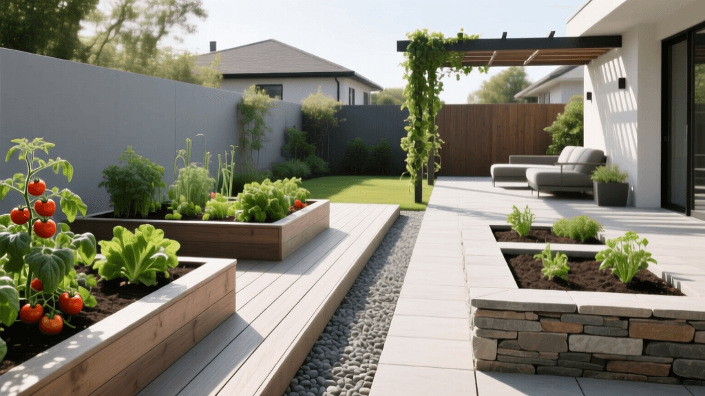 2026 Deck vs Patio Cost: Raised Bed Garden Integration