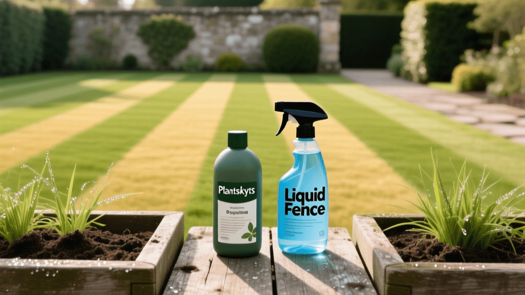 Plantskydd vs Liquid Fence 2026: Protect Striped Lawn Borders