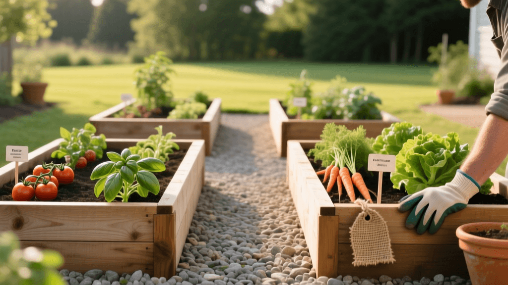 Designing a Raised Bed Kitchen Garden: Layouts & Plans