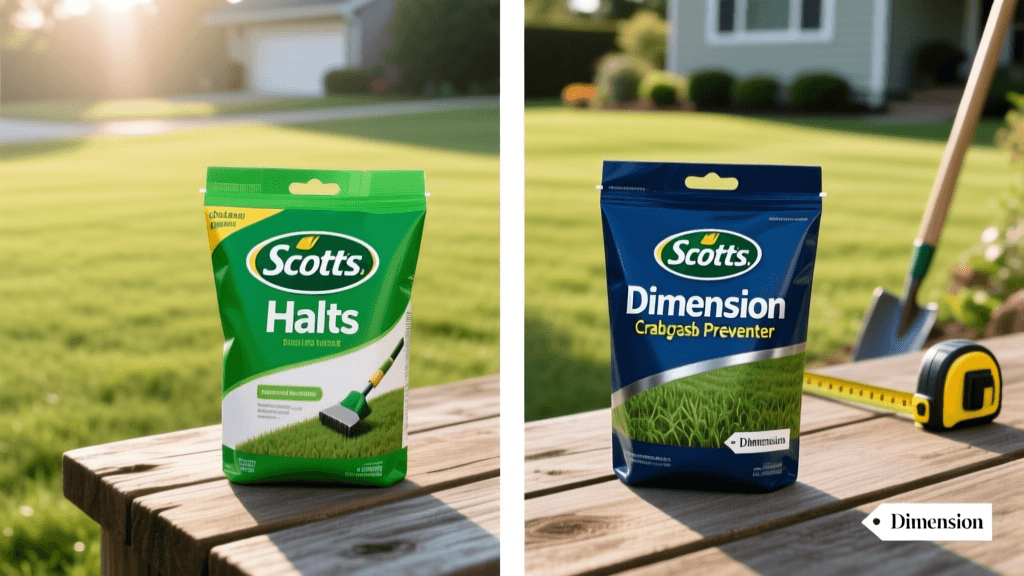 Scotts Halts vs Dimension: Best Crabgrass Preventer?