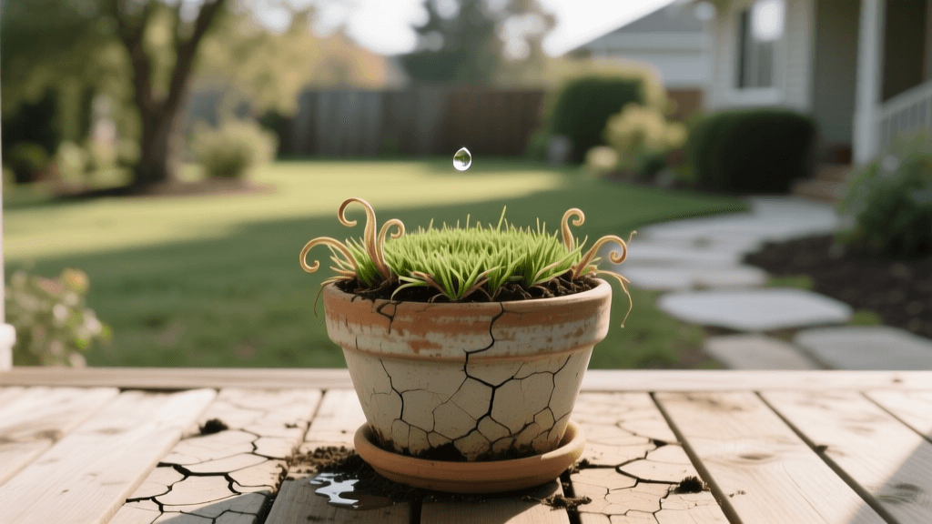 Potted Lawn Drought Recovery: 2026 Deep Watering Schedule
