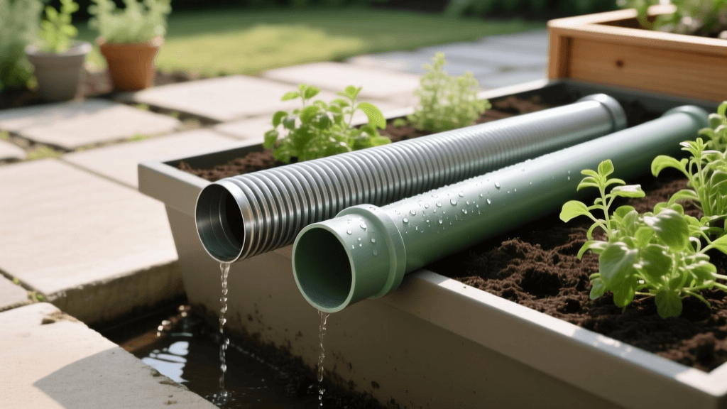 2026 Planter Box Drainage: Corrugated vs PVC Pipe Guide