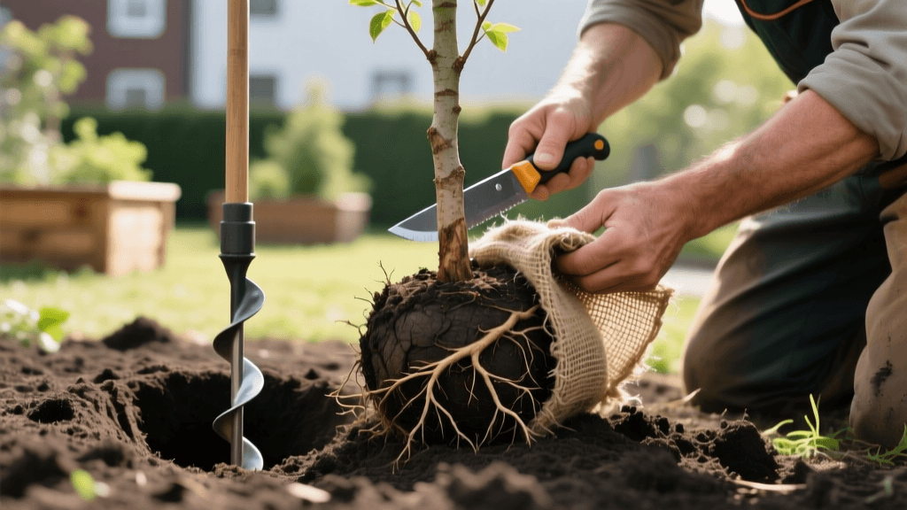 2026 Tree Planting: Root Ball Prep & Burlap Aeration