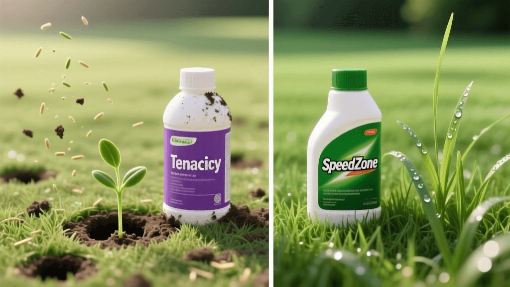 Tenacity vs SpeedZone: 2026 Post-Aeration Weed Control