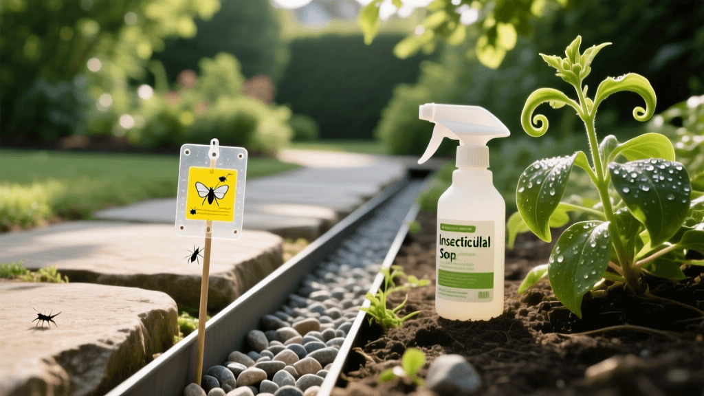 Whitefly Monitoring & Soap Spray Post-French Drain 2026