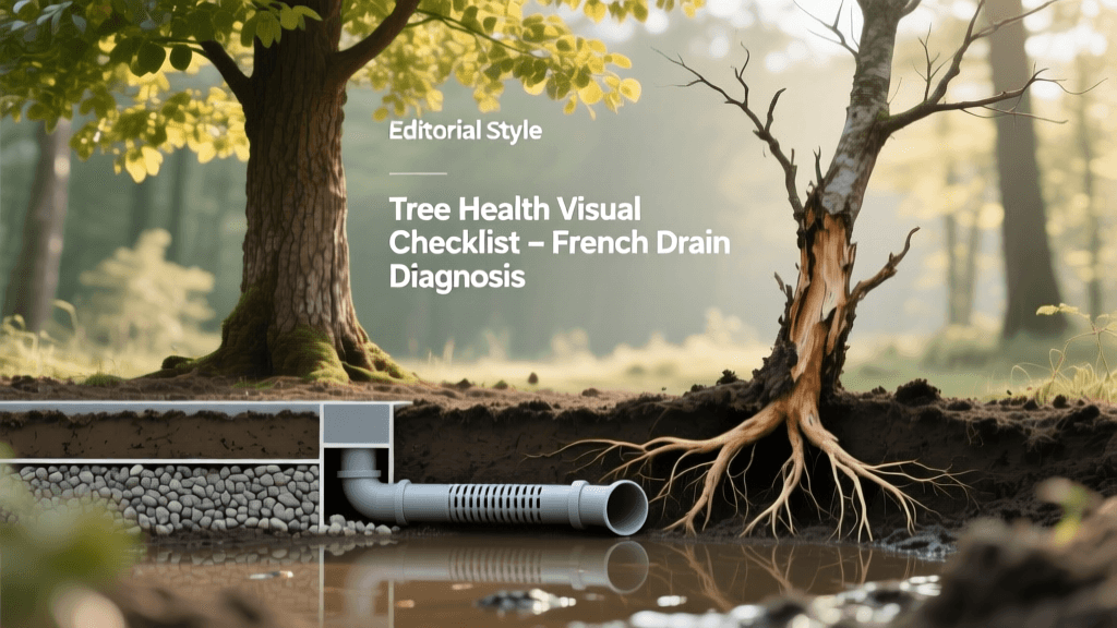 2026 Tree Health Checklist: French Drain Solutions for Root Rot