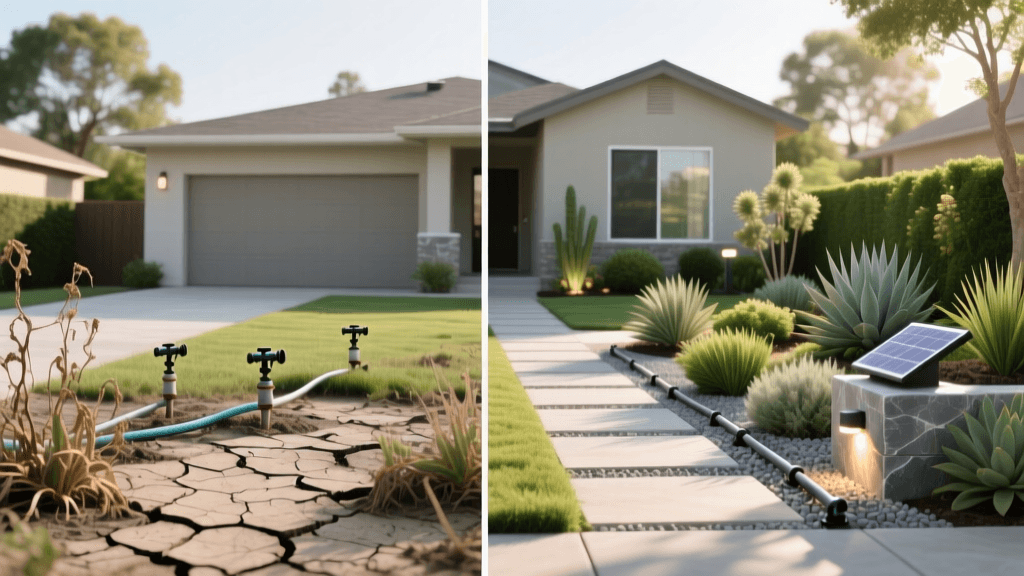 Smart Xeriscape Transformation: A Before And After Guide