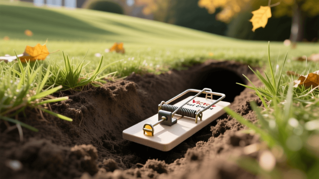 Fall 2026 Mole Control: Victor Out O'Sight Trap Placement Guide