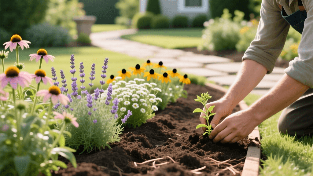 How to Plant a Beginner-Friendly Perennial Flower Bed