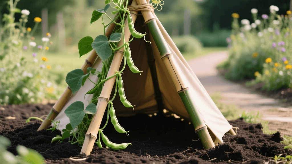 2026 Bamboo Bean Teepee & Mulching Guide for Pole Beans