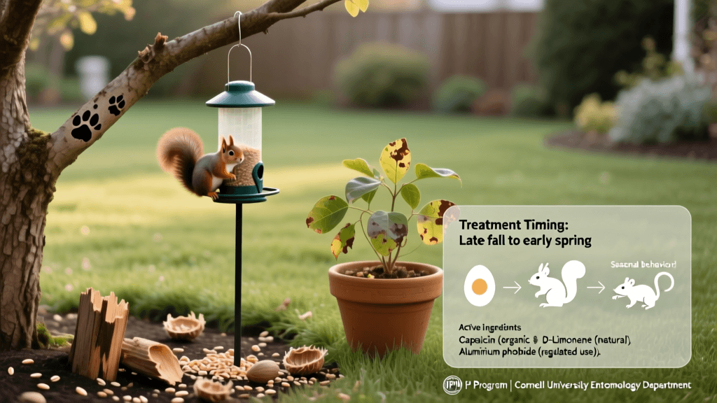 Prevent Squirrel Damage To Bird Feeders And Plants
